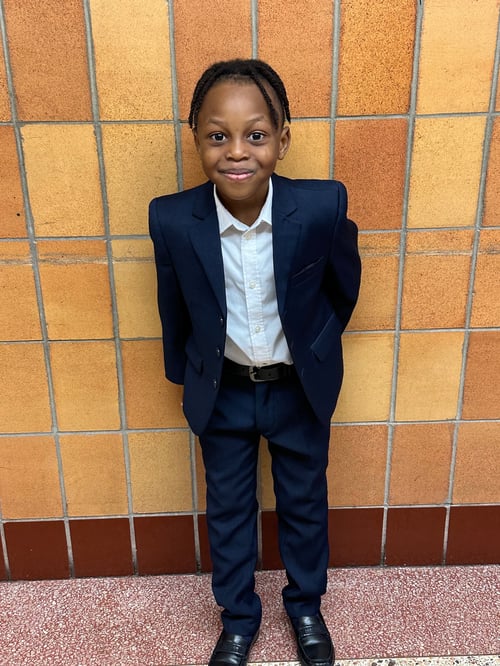 Pre-K boy  2 as Martin Luther King