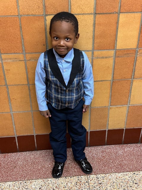 Pre-K boy #3 as Martin Luther King